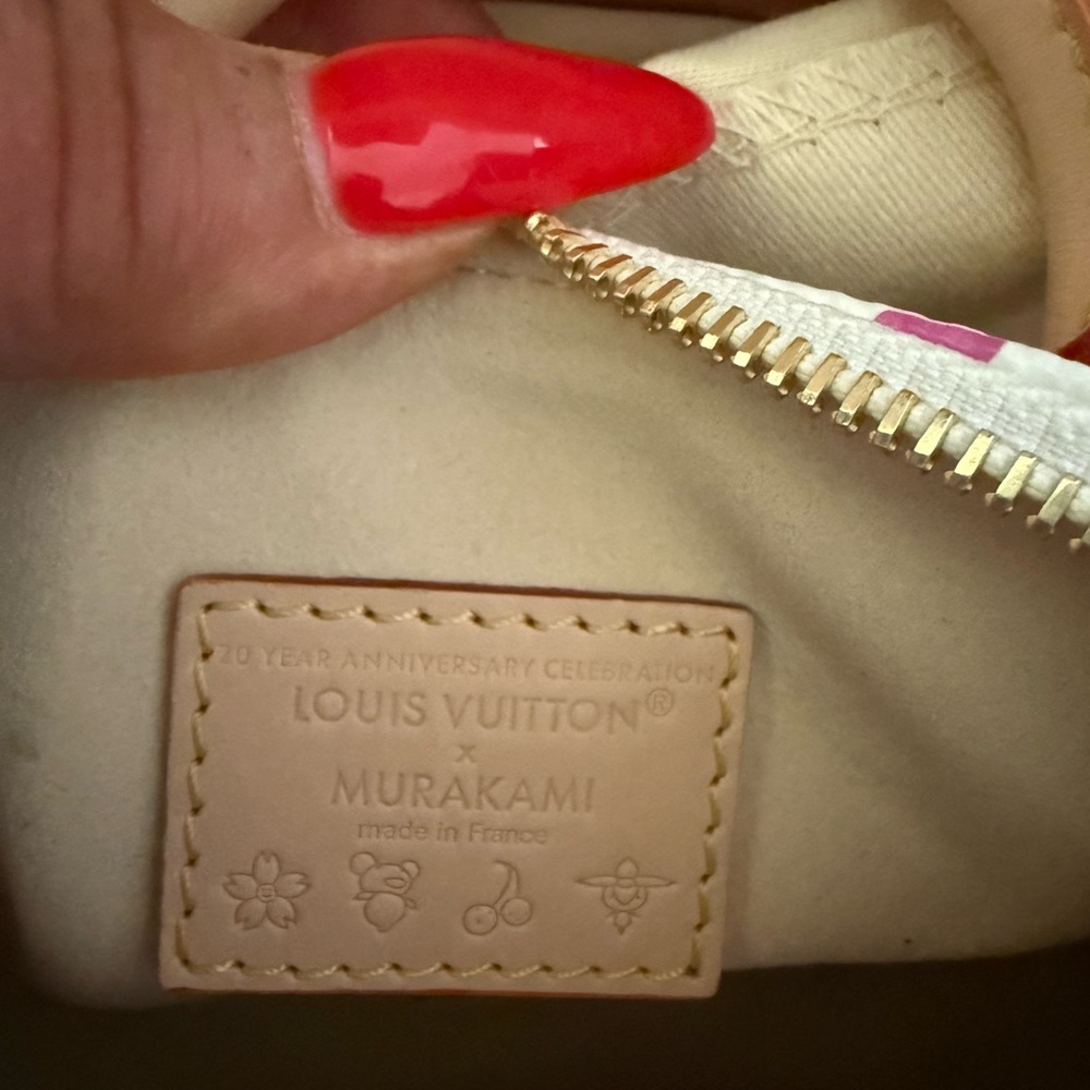 Louis Vuitton x Takashi Murakami 20th Anniv. Speedy Nano Wht/multicolor. New! - Picture 7 of 14